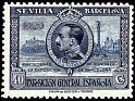 Spain 1929 Expo Sevilla Barcelona 40 CTS Azul Edifil 442